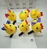 Al por mayor lindo pasador de patito amarillo corazón de melocotón molinillo accesorios para el cabello pato amarillo pollo tocado regalo para niñas niños juguetes