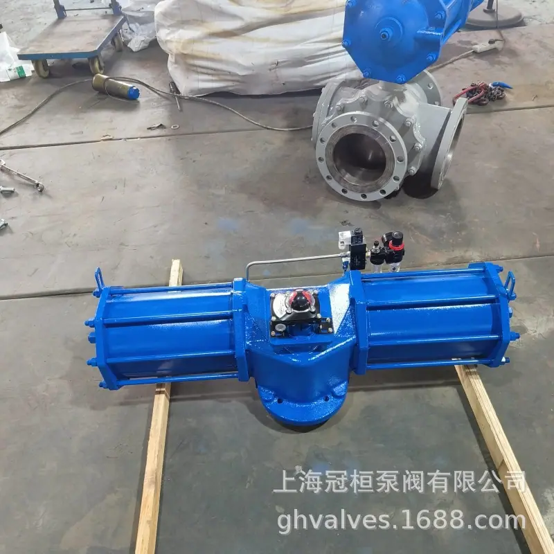 双作用执行器带三联件