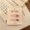 Grampo de Cabelo Estrela de Cinco Pontas Colorida com Glitter Estilo Coreano Presilha Lateral BB Infantil Grampo Básico Doce Fofo Acessório de Cabeça Versátil