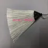 Marcador de Página de Liga Metálica Estilo Chinês Peixe Plano Borla Pendurada Anti-rugas Borla Pequena para Roupas Borla Decorativa Presente