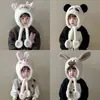 Gorros Infantiles para Niñas, Lindos Gorros de Felpa a Prueba de Viento y Frío para Niños, Protección para Orejas de Dibujos Animados y Gorros Cálidos de Invierno para Estudiantes de Edad Media y Mayores