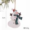 NUCHI Amazon Decoraciones Navideñas Transfronterizas Mini Resina Muñeco de Nieve Guantes Calcetines Árbol de Navidad Colgante Pequeño