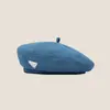 Boina para Mujer, Gorra de Marinero de Mezclilla Lavada con Forma de Corazón, Gorra de Marinero Pintor Fina Transpirable, Circunferencia de Cabeza Grande, Sombrero Pequeño para Adelgazar el Rostro