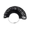 Varilla medidora de anillos de plástico HKUS 1-33, herramienta de detección de tamaño de dedo con código Harbour para anillos de medición de anillos Harbour
