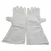 Luvas de lona de camada única de fábrica proteção mecânica proteção para soldagem luvas de lona estendidas