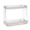 Estante de Almacenamiento para Baño Personalizable, Encimera de Lavabo, Caja de Almacenamiento para Cosméticos, Estante de Almacenamiento para Baño, Estilo Nórdico
