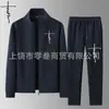 Chaqueta de Pana con Cuello Alto para Primavera y Otoño, Ropa Deportiva Cómoda y Transpirable, Conjunto de Sudadera Casual de Moda para Hombre, Personalizado con Fotos