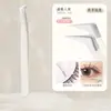 Pinzas para Extensiones de Pestañas con Logo Personalizado del Fabricante Pinzas para Pestañas de Acero Inoxidable Pintadas en Spray Pinzas para Pestañas Falsas Pinza de Pluma Dorada