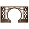 Estante Antiguo Arco Lunar Madera Maciza Estilo Chino Nuevo Estante Antiguo Sala de Estar Gabinete de Múltiples Tesoros Divisor Gabinete de Exhibición Arco de Entrada