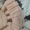 Encaje de Volante Plisado de Seda de Doble Capa de 5 cm de Ancho para Juguetes DIY, Zapatos y Sombreros, Faldas, Accesorios de Ropa, Materiales Decorativos