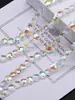 Miçangas de Flor de Ameixa de Cristal de 10mm Furo Reto Flor de Cinco Pétalas Vidro Miçangas Facetadas Pulseira Colar Acessórios para Roupas Venda por Atacado