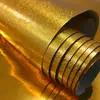 Pegatinas de fondo para nicho de Buda papel tapiz de pan de oro patrón de dragón pegatinas instantáneas papel tapiz dorado renovación pared adhesiva tirano oro cobre moneda cepillado
