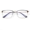 2025 nuevas gafas de cejas de moda para negocios para hombres, luz azul anti-reflejo, grado ajustable, gafas planas, tendencia, miopía, mujeres