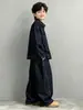 Traje de Mezclilla Otoñal para Niños 2026 Nuevo Estilo Fresco y Elegante Chaqueta Mediana y Grande para Niños Conjunto de Dos Piezas para Primavera y Otoño para Exportación