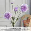 4 Flores de Lótus Artificiais Pequenas para Decoração de Salão de Casamento, Arranjos de Flores Artificiais, Flores Artificiais para Decoração de Casa