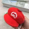 Comercio Exterior Suministro Transfronterizo Sombrero Súper Mario de 4 pulgadas Dibujo Animado Mario Juguete de Peluche Muñeca Colgante