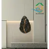 Pedra Simulada Fibra de Vidro Vermelho Pedra Nova Ornamentos Criativos Estilo Moderno Decoração de Piso Interno Arte