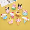 Acessórios de sorvete de resina oversized DIY Suporte para capa de celular Adesivo de geladeira Patch de joia para copo Acessórios de resina