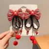 Horquilla Antigua para Niñas Ropa China Antigua Accesorios para el Cabello con Borla Linda Horquilla de Mariposa y Flor Accesorios para Falda Cara de Caballo Tocado