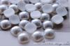 Pérolas de Vidro Planas Estilo Shijia, Strass de Formato Irregular, Strass Branco Australiano de Formato Irregular, Pérolas de Vidro Planas em Formato de Coração para Joias DIY