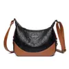 Elegante bolso de mano para mujer 2025 nueva moda bolso de piel suave versátil de gran capacidad para hombro y cruzado para madres de mediana edad