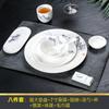 Nuevo juego de vajilla china, juego de mesa, platos de cerámica, plato, cuchara, juego de restaurante personalizado, club, hotel, juego de mesa de cuatro piezas, cuenco