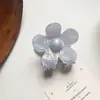 Pinza para el Cabello Flor de Sirena Iridiscente Pinza de Acetato para Mujeres Pinza Trasera Pinza de Tiburón Pasador con un Toque de Alta Gama y Exquisito