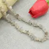Pulsera de Piedra Cruda de Grava de Ágata Cristalina Desmagnetizada con Cuentas de Piedra Asimétrica Perforada Accesorios de Joyería DIY 5-8mm