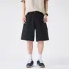 2026 Nuevos Pantalones Cortos Casuales Sueltos para Hombre de Alta Gama, Resistentes, Lavados, Estilo Americano High Street Workwear con Múltiples Bolsillos