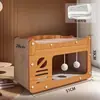 Casa para Gatos, Rascador para Gatos, Nido para Gatos, Sofá Vertical de Doble Capa de una Pieza Resistente al Desgaste y que no Suelta Pelo, Casa para Gatos Universal de Cartón Corrugado para Todas las Estaciones