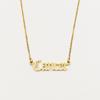 Collar Tohm Estilo Retro Simple Europeo y Americano Transfronterizo Colgante de Acero Inoxidable Cadena para Clavícula Moda Femenina Versátil Doce Signos del Zodiaco