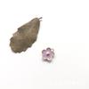 Accesorios de joyería semiacabados, pequeñas flores de aleación, pendientes de gota de aceite, llavero, colgante, fabricantes de bricolaje al por mayor