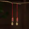 Cadena para Teléfono Móvil de Fábrica de Joyería, Cadena para Teléfono Móvil de Cinabrio, Pez Koi de la Suerte, Éxito en Exámenes, Colgante para Teléfono Móvil de Fortuna, Lanyard al por Mayor