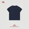 BK Tacto de algodón y lino, transpirable, ligero de 150G, cuello redondo, algodón puro, color liso, camiseta casual de verano transpirable de manga corta para hombre