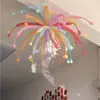 Decoraciones para el Día Nacional y el Festival de Medio Otoño para aulas de kínder: fuegos artificiales coloridos, que inducen dopamina, largos y con forma de globo