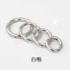 Argola de Chaveiro de Metal Fivela Anel Aberto DIY Anel Pintado Acessórios de Joia Fecho de Mola Redondo Acessórios para Brincos