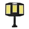 Lámpara de calle solar transfronteriza con inducción de cuerpo humano, lámpara plegable de pared para exteriores, control de luz, LED ajustable, lámpara de jardín