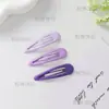 Nuevos Accesorios para el Cabello para Niños 2023 Pinza de Pato de Temperamento Casual para Mujer Pinza para el Cabello Color Morandi Pinza Lateral Pinza Pequeña de Metal para el Cabello