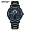 Reloj de cuarzo Sanda explosiones correa de hombre impermeable personalidad simple tendencia de moda reloj de cuarzo para hombre una generación de pelo