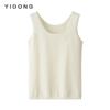 Chaleco Casual de Punto Fino para Mujer, Cuello Redondo, Ajustado, Estilo Racer, 16 Puntos, Cachemir Liso, Nuevo