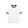 Camiseta de Manga Corta Estilo Campus Juvenil Ouswe para Hombre, Camiseta Casual Versátil de Moda, Top Retro Americano de Verano Rt64