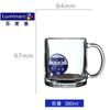 Vaso de Cerveza de Vidrio Templado Engrosado Lumina con Asa Super Grande Vaso para Bebidas Frías Vaso para Cerveza de Barril Vaso de Té Resistente al Calor