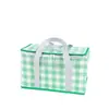 Caja Térmica, Bolsa de Picnic de Gran Capacidad, Cesta de Picnic Portátil Gruesa con Película de Aluminio para Exteriores, Cesta de Picnic para Acampar, Plegable