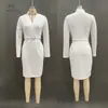 Sitio web independiente transfronterizo 2025 Colección de otoño nueva europea y americana: Elegante vestido de manga larga estilo francés con cintura entallada y silueta que se ajusta a la cadera