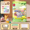 Arcilla Ultraligera Deli 12 Colores Segura y No Tóxica Arcilla para Niños Guardería Barro para Colorear a Mano Set Juguetes Hechos a Mano de Goma