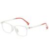Nuevos lentes para niños lentes anti luz azul hombres y mujeres TR90 gafas de estudiante fabricantes de cajas al por mayor espejo cruzado 2287