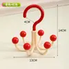 Gancho Rotativo Seis Garras Dopamina para Pendurar Bolsas, Gancho Multifuncional Doméstico para Roupas Íntimas e Chapéus, Prateleira de Armazenamento Sem Furos