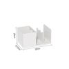 Grande capacidade porta-caneta caixa de armazenamento gaveta desktop office pen box multi-funcional integrado rack armazenamento estante armazenamento