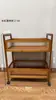 Estante para Tés Estantería Organizador Multicapa Vitrina para Juegos de Té Estante de Exhibición para Sala de Té Pequeña Madera Maciza Estilo Chino Nuevo a Prueba de Polvo