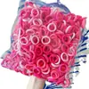 500 Pacotes Argola de Toalha Sem Costura Elástico de Cabelo Infantil Elástico de Cabelo para Bebê Não Danifica o Cabelo Corda de Cabelo Anel de Polegar Corda de Cabeça para Meninas